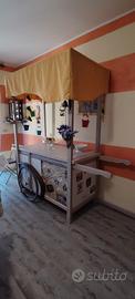 Carretto espositore  artigianale 