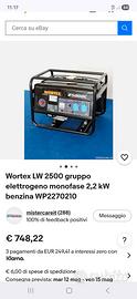 Generatore wortex 2,2kw