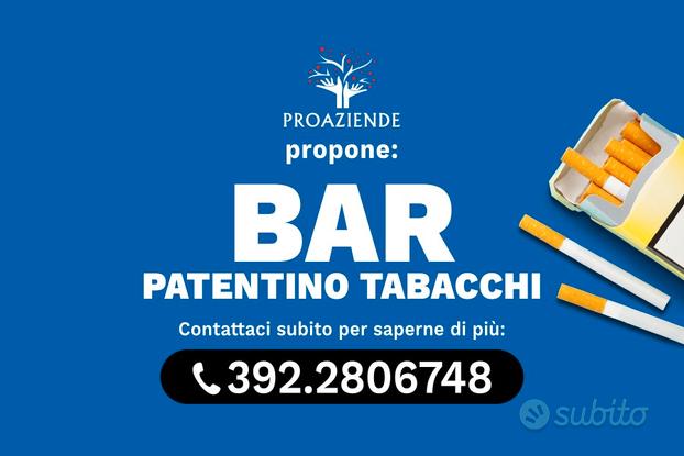 Bar patentino tabacchi sisal gratta vinci