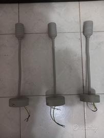Set 3 lampade da muro.