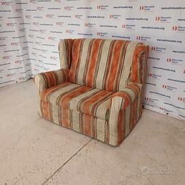 Divano 2 posti a righe sfoderabile