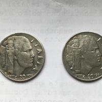 2 monete da 20 centesimi anni 1939 e 1941