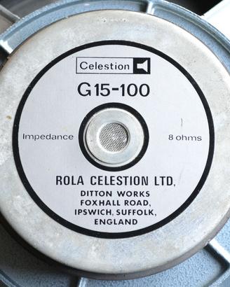 Celestion Celestion G15-100 T2858 8 Ohm Mid-70s -