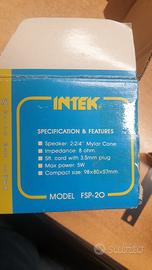 Altoparlante per ricetrasmettitori INTEK FSP-20