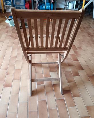 sedie da giardino 