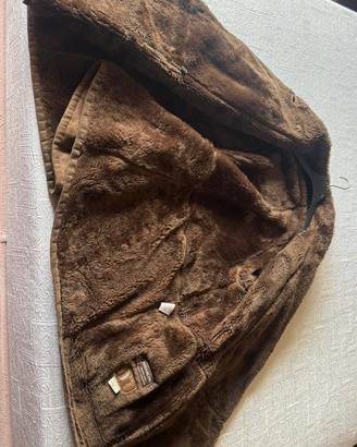 Cappotto di montone shearling vintage da uomo