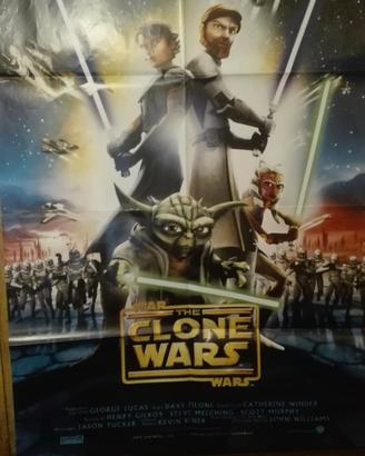 Manifesto STAR WARS The Clone Wars originale