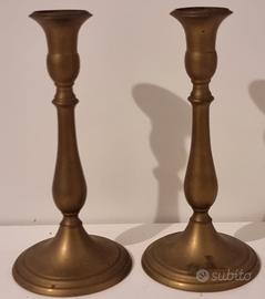 candelabri in ottone