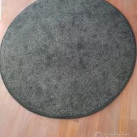 Tappeto tondo nero