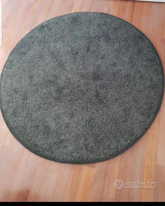 Tappeto tondo nero