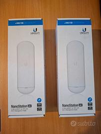 2 X Ubiquiti airMAX NanoStation NS-5AC 5GHz 