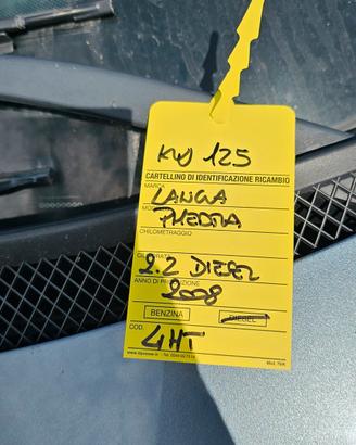 motore lancia phedra 2.2 d sigla 4HT 2008