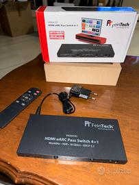 Interruttore hdmi commutatore feintech