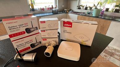 Videocamere con Nvr Dahua e Foscam