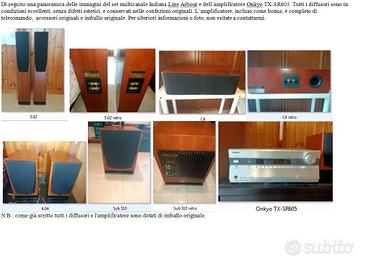 Kit 5.1 Indiana Line Arbour + Ampli Onkyo