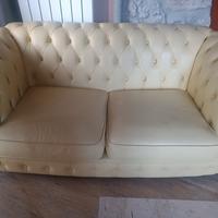 Due Divanni in Pelle Chesterfield