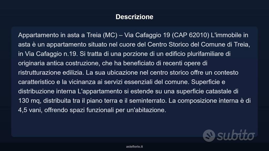 Appartamento – Treia, San Marco - Vista 3
