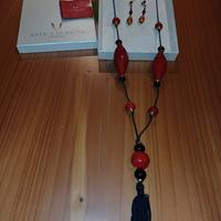 parure collana orecchini murrina
