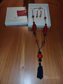parure collana orecchini murrina