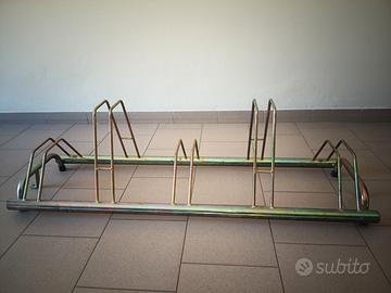 Portabici 5 posti in acciaio