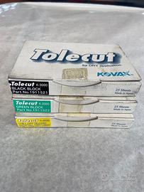 Foglietti carta abrasiva Tolecut