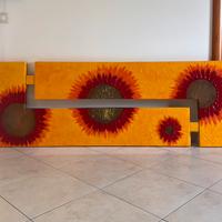 Quadro moderno astratto girasoli – grande formato