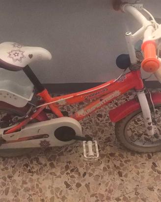 Bici  bimba 14 pollici - con cestino  - 3-6 anni