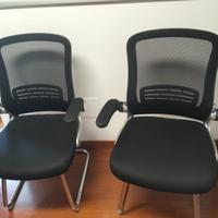 Sedie da ufficio nere