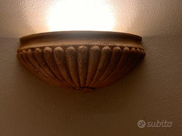 Applique da muro terracotta - ceramica vintage