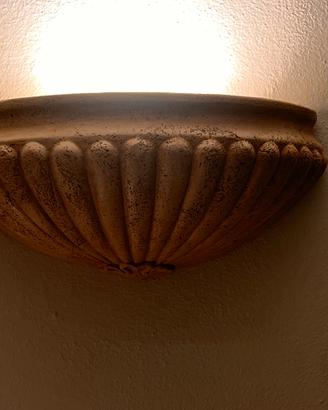 Applique da muro terracotta - ceramica vintage