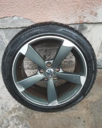 cerchi e gomme 17 pollici volkswagen 