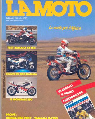 rivista LA MOTO numero 2 anno 1985