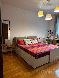 Ampia stanza con bagno privato per studentessa