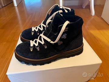 Pedula NUOVA Mon Piz Cortina camoscio blu tg 38,5