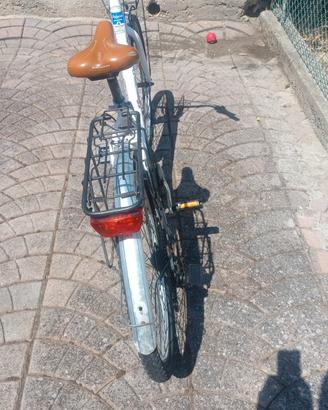 bicicletta da donna bianca