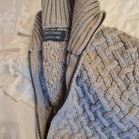 Bomber maglia zip uomo