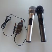 coppia microfoni wireless marca LESHP