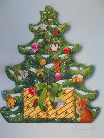 Albero di Natale tridimensionale in cartoncino
