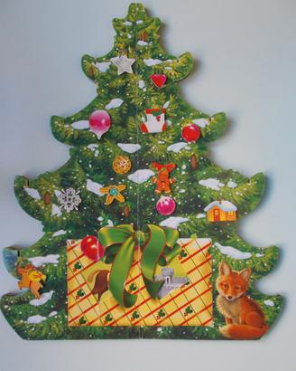 Albero di Natale tridimensionale in cartoncino