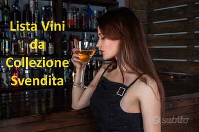 VINI VINO da COLLEZIONE SVENDITA