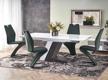 Sedia Houston 928 (Verde scuro) 4 pz