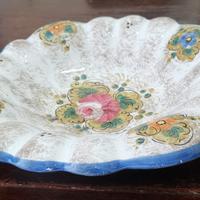 Centrotavola in ceramica dipinto a mano 