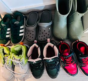 Lotto 6 paia di scarpe bambino 29/30
