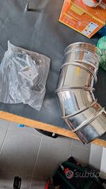 snodo e collari  canna fumaria 140 