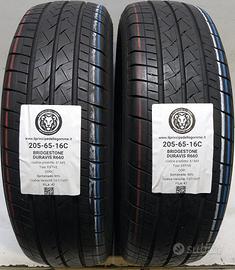 2 GOMME 205 65 16C BRIDGESTONE A61445