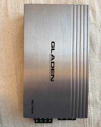 Amplificatore gladen rc70c4