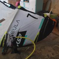 kitesurf tavola da surf trapezio 