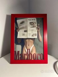 Poster Marlboro /  A4 (21x29,7cm)  cornice esclusa
