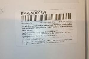 Wirless Apple CarPLay e Android Auto Mirror Link