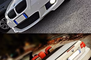 BMW CABRIO e93 177cv 320D Bianco 